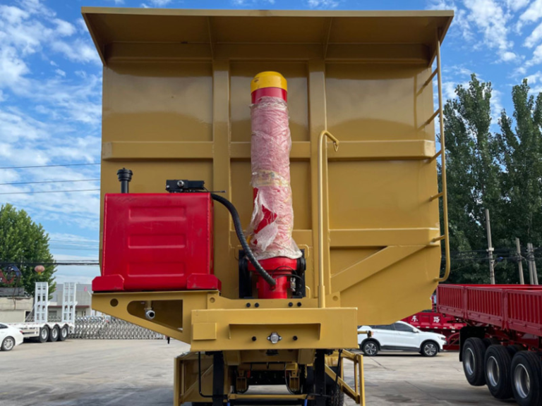 u shape dump trailer