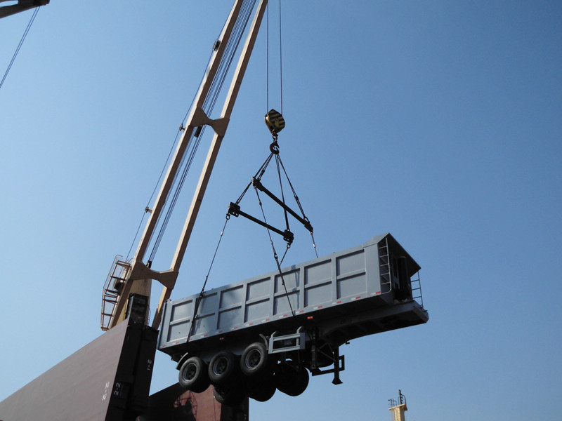1 tipper trailer shipped to Guinea